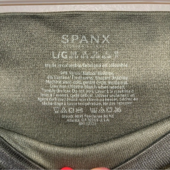 SPANX GREEN CAMO leggings Size L - Picture 2 of 4